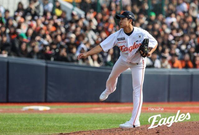 한화 이글스 정우주./ 한화 이글스