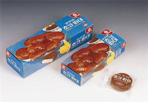 출시 초기 초코파이 [오리온 제공. 재판매 및 DB 금지]