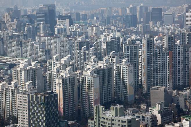 서울시내 아파트 단지. 뉴시스