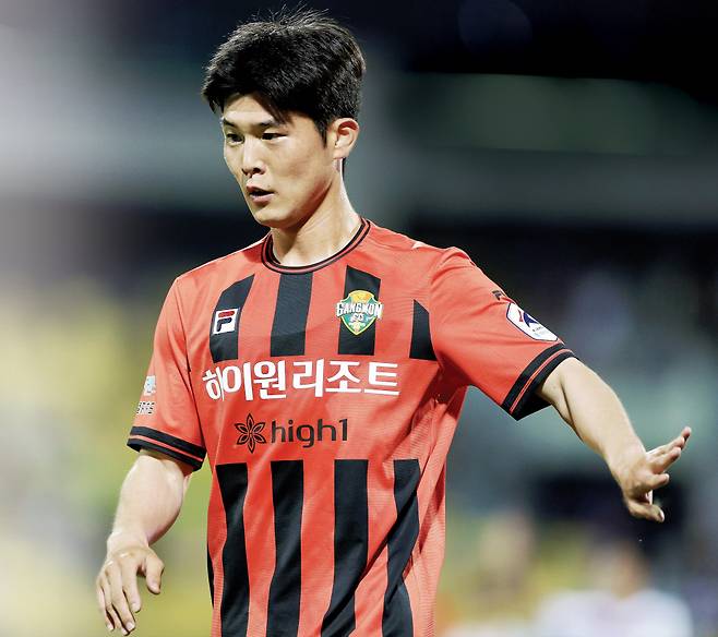 지난 시즌 K리그1 강원에서 뛰었던 황문기. 프로축구연맹 제공