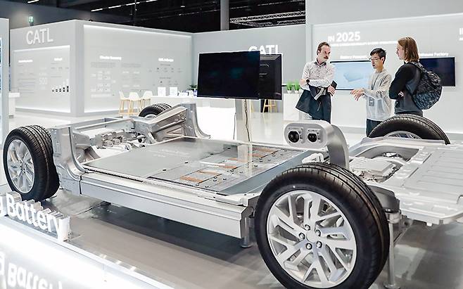 중국 전기차 배터리 제조사들이 글로벌 시장 공략에 적극 나서고 있다.[사진｜뉴시스]