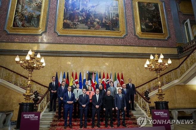 2일 런던 우크라 안보에 관한 정상회의 [EPA 연합뉴스 자료사진 재판매 및 DB 금지]