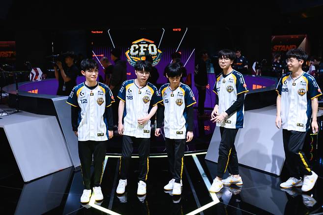 CFO 선수단. 라이엇 게임즈 제공