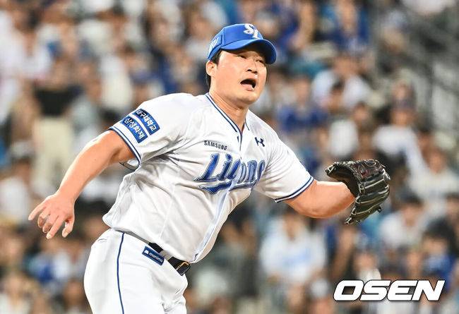 [OSEN=대구, 이석우 기자] 삼성 라이온즈 오승환 016 2024.08.31 / foto0307@osen.co.kr