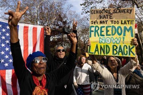 2021년 미국에서 벌어진 백신 접종 의무화 반대 시위 기사 내용과 직접 관련 없음. [AFP=연합뉴스 자료사진. 재판매 및 DB 금지]