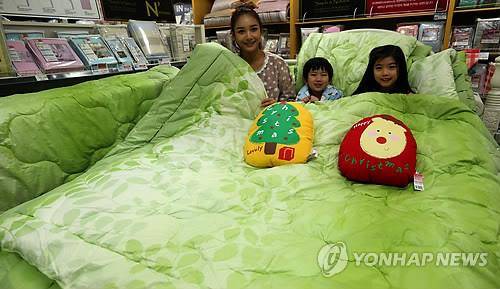 물세탁 가능한 양모 차렵이불 자료사진 [연합뉴스 자료사진]