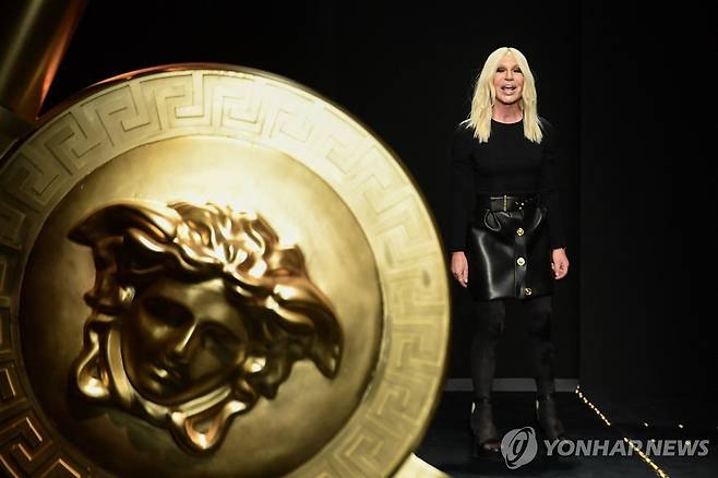 도나텔라 베르사체 [AFP 연합뉴스 자료사진. 재판매 및 DB 금지]