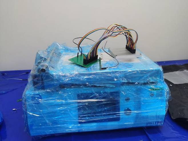 중국 서북사범대학교가 개발한 탄소-14 기반 핵 배터리.(사진=사우스차이나모닝포스트 홈페이지)