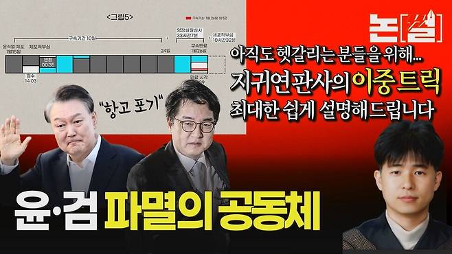 [논썰] 윤석열 석방의 ‘이중 트릭’, 최대한 쉽게 설명해 드립니다. 한겨레TV