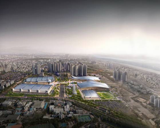 킨텍스 제3전시장 전체 조감도. 그래픽 고양시