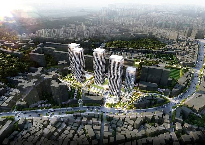 남성역 역세권 활성화 재개발정비사업 조감도 [사진 = 한국토지신탁]