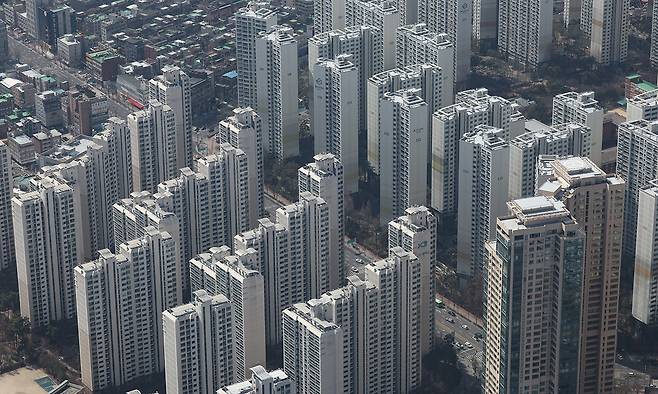 서울 아파트 밀집 지역. 뉴시스