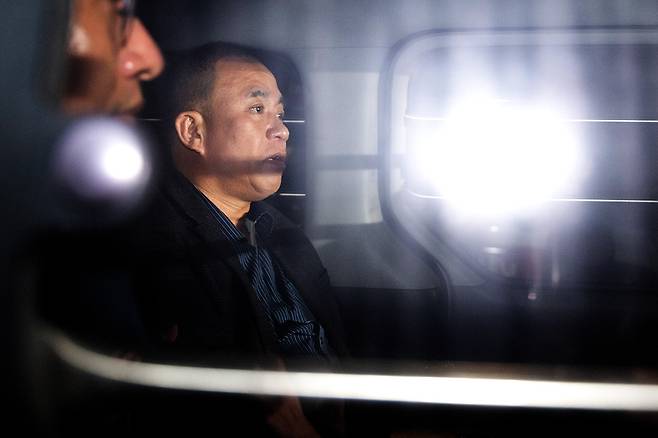 지난해 11월14일 명태균씨가 정치자금법 위반 혐의로 창원구치소에 구속되었다. ⓒ시사IN 조남진