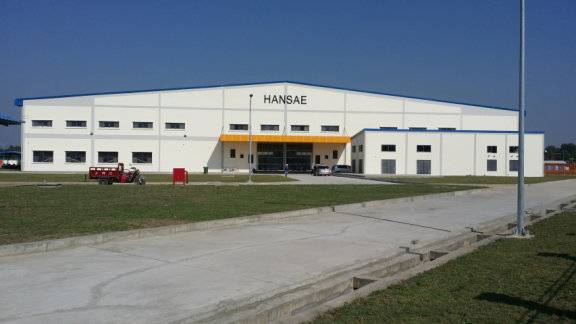 한세실업 미얀마 공장. [한세실업 제공]