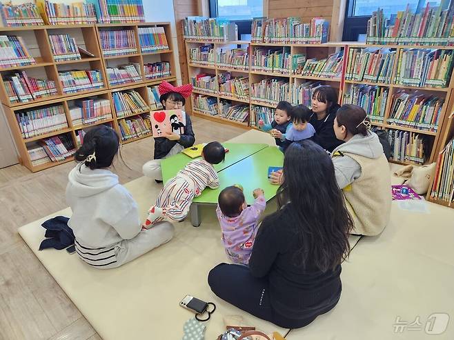 '북스타트 운동' 수업장면(전남도교육청 제공, 재판매 및 DB 금지)