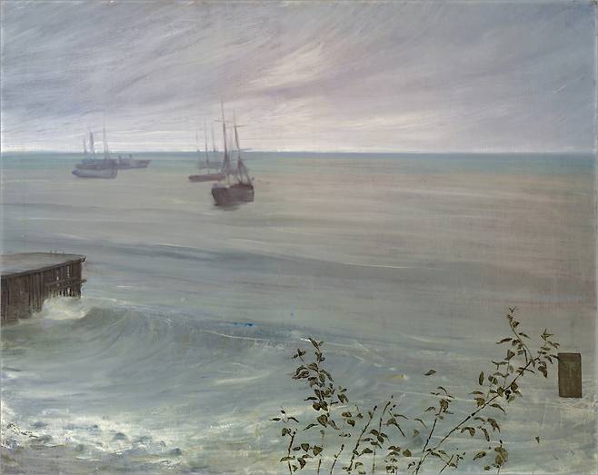 제임스 휘슬러, 회색과 녹색의 교향곡, 1866~1872