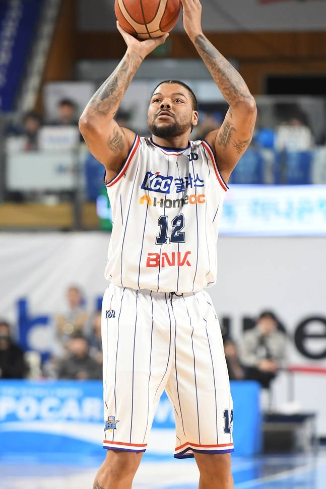 KCC 도노반 스미스. /사진=KBL 제공