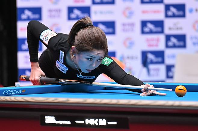 여자 프로당구 월드챔피언십에 참가 중인 김가영(PBA 제공)