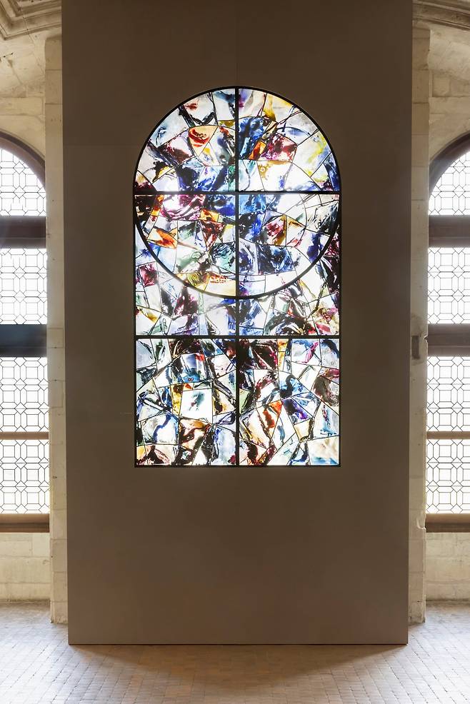 프랑스 샤보르성에 전시된 김인중 신부 작품. © Domaine national de Chambord – Sophie Lloyd