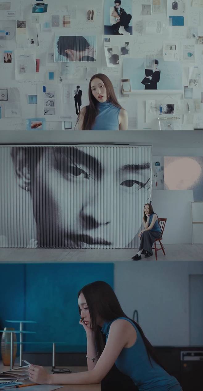 사진=민지운 ‘If You Were The Rain’(feat. Crush) 뮤직비디오 캡처