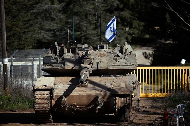 이스라엘군 탱크  [로이터 연합뉴스 자료사진. 재판매 및 DB 금지]