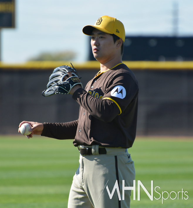 (샌디에이고 시절의 고우석)