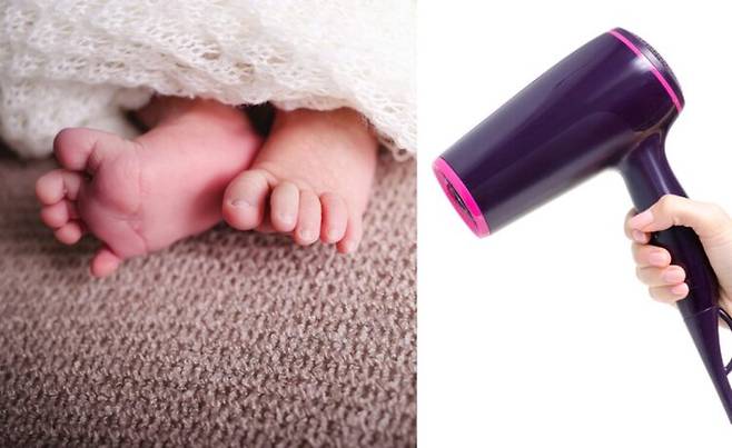 대만의 한 여성이 갓 태어난 딸의 침대를 헤어드라이어로 말리다 잠이 들어 아이가 다리에 심각한 화상을 입고 발가락 3개를 절단하는 사고가 발생했다.*사진은 사건과 관련 없음 [사진=게티이미지뱅크]