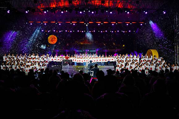 남원시민합창단의 공연 장면  [사진=남원시 ]