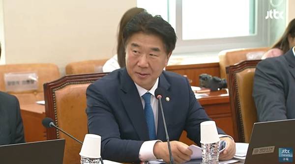 ▲ 이기헌 더불어민주당 의원. 사진=JTBC 갈무리