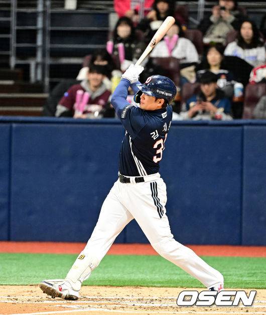 [OSEN=지형준 기자] 두산 김재환. 2025.03.16 / jpnews@osen.co.kr