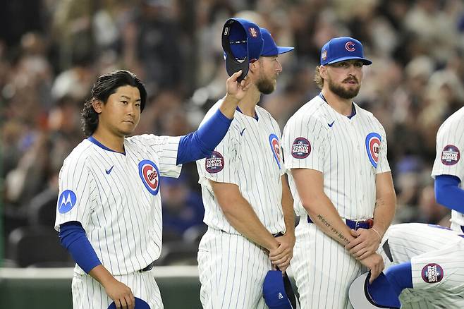▲ 시카고 컵스의 18일 개막전 선발을 맡은 이마나가 쇼타. ⓒ 연합뉴스/AP