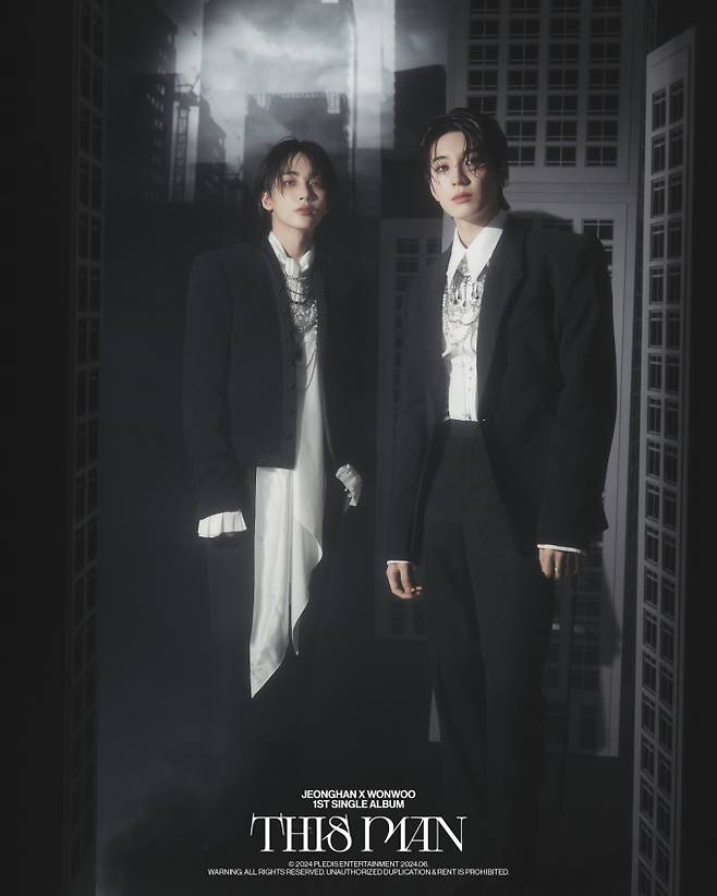 정한X원우 싱글 1집 ‘THIS MAN’ (제공: 플레디스)