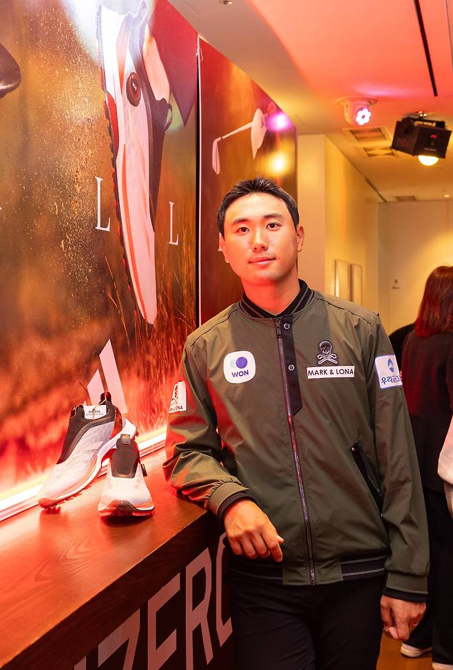 조우영은 3월 11일 아디다스 골프의 2025년 신형 골프화 모델인 아디제로ZG 론칭 행사에 참가해 인터뷰를 했다. 4년째 아디다스 골프화를 신는 그는 "편안한 착용감으로 오래 걸으면서 스윙을 해야 하는 골퍼에게 큰 도움을 준다"고 했다./아디다스 골프 코리아