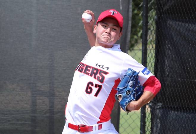 ▲ 투구하는 조대현 [KIA타이거즈]