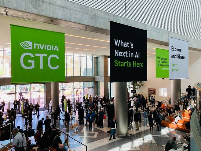 엔비디아(NVIDIA) GTC 2025 전경사진/사진제공=노을