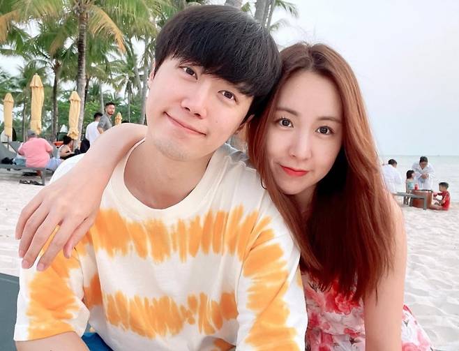 뮤지컬배우 황바울과 가수 간미연. 인스타그램 캡처.