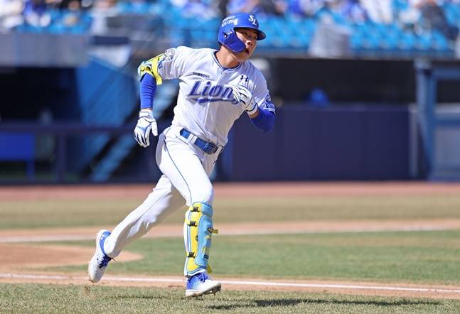 삼성 함수호. /사진=삼성 라이온즈 제공