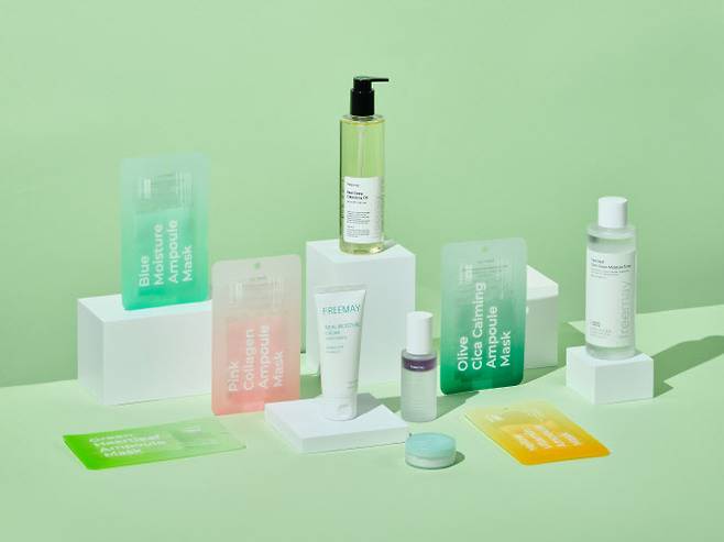 프리메이 주요 제품. (사진=뷰티리더)