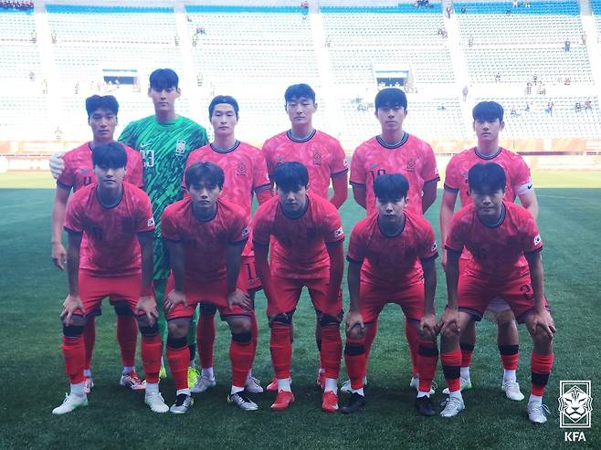 한국 U22 축구대표팀(대한축구협회 제공)