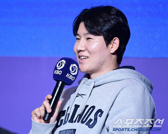 20일 서울 잠실 롯데호텔월드 크리스탈볼룸에서 2025 KBO리그 미디어데이가 열렸다. 미디어데이에 참석한 NC 박민우. 잠실=송정헌 기자songs@sportschosun.com/2025.03.20/