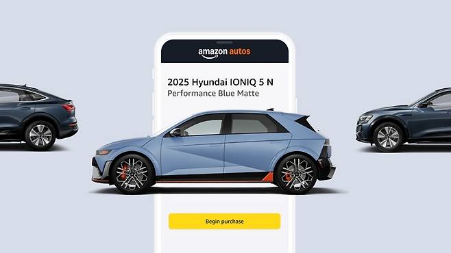 아마존에서 판매 중인 현대자동차 모델. 사진=아마존