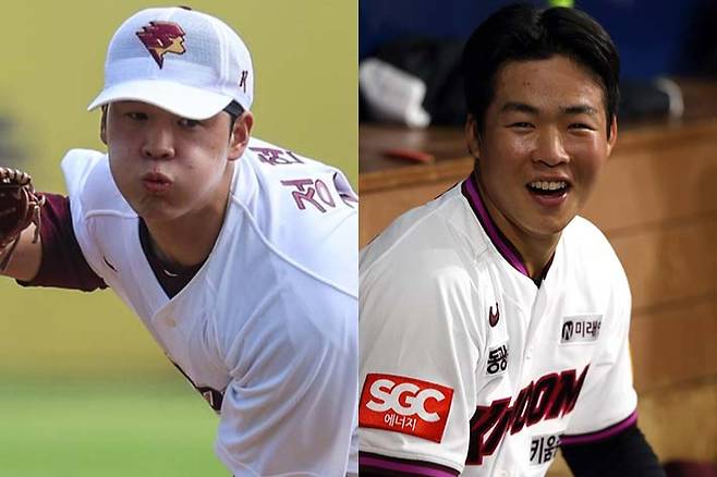 왼쪽부터 키움 정현우, 여동욱. 연합뉴스