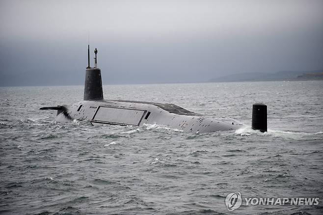 영국 뱅가드급 잠수함 [EPA 연합뉴스 자료사진 재판매 및 DB 금지]