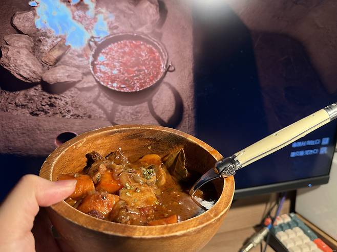 ▲ 든든히 먹고 게임 합시다