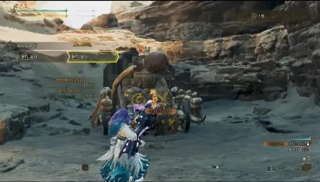 ▲ 기본 운영은 용열 게이지를 채워 기관 용탄을 난사하는 것의 반복이라 생각하자