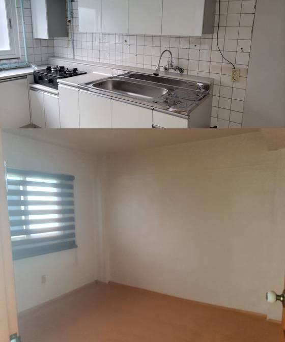 염씨가 입주한 아파트 내부 수리 전 모습. 사진 부산 중구