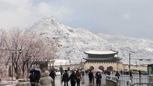 낫싱 폰3a로 경복궁 쪽을 촬영했다. 정옥재 기자
