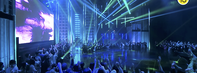 엠넷의 힙합 경연 프로그램 <쇼미더머니>의 한 장면. ⓒMnet 방송 화면 갈무리