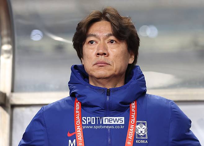 ▲ 홍명보 감독은 김민재의 몸상태를 지난해부터 걱정했던 것으로 보인다. 그는 "작년부터 계속 부상 신호가 있었고, 우린 충분히 인지하고 있었다"며 "이번에 중요한 경기라고 해서 데리고 하는 건 대표팀 선수 보호 차원에 맞지 않아 과감히 휴식을 줬다"라고 답답함을 표했다.&nbsp; ⓒ곽혜미 기자