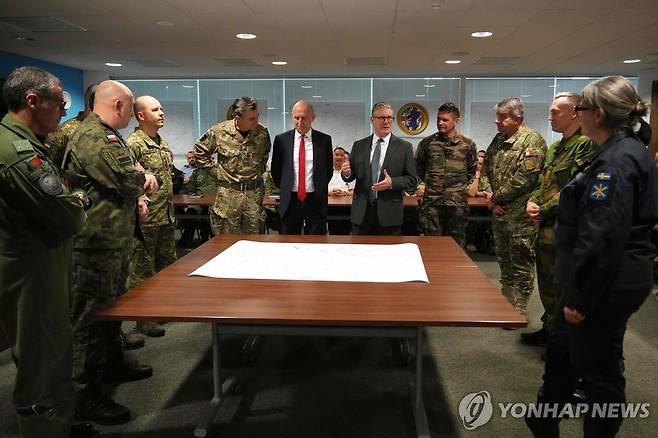 '의지의 연합' 군 수뇌부 회의 [AFP 연합뉴스]